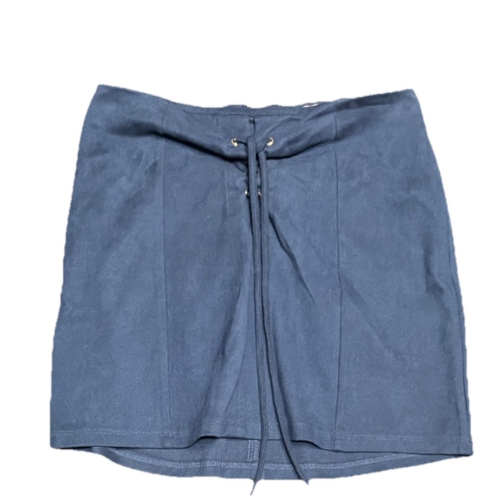 Charlotte Russe Blue Pencil Skirt